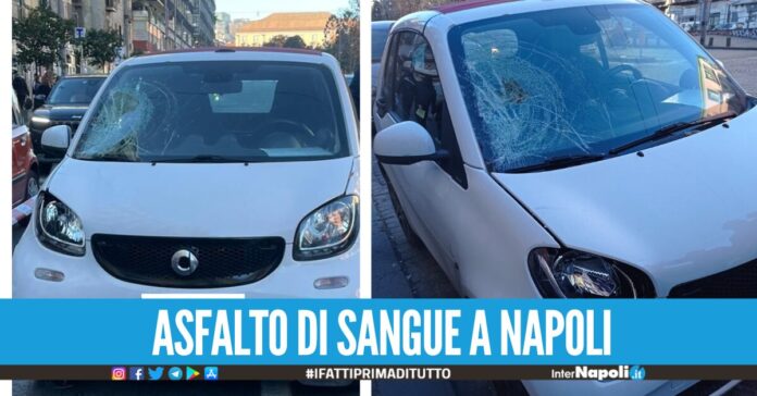 Investita a Napoli da una Smart mentre attraversa la strada, corsa in ospedale