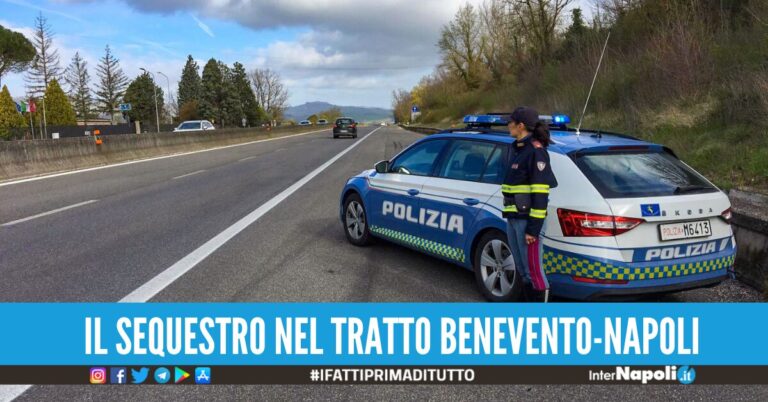 pezzi di auto rubate autostrada a16