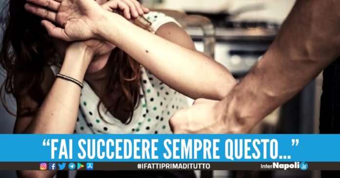 tenta di annegare la moglie nel secchio d'acqua