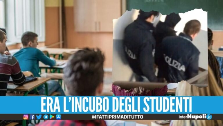 Rapinava i ragazzi fuori al liceo, arrestato pregiudicato di Napoli