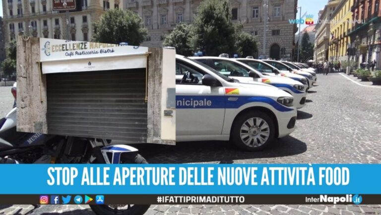 Bar-pasticceria chiuso dai vigili a Napoli, violava la delibera del Comune