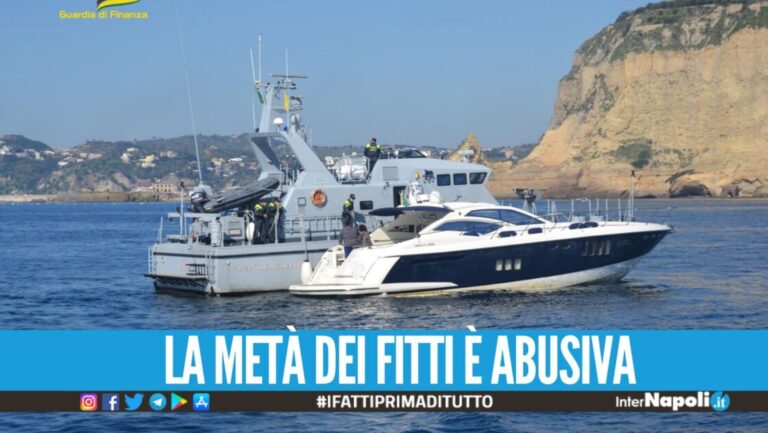 Barche abusive nel Golfo di Napoli, colpo da 400mila ai 'furbetti' del fitto