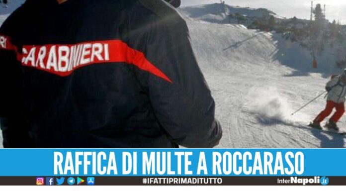 Droga e alcol sulla pista, giornata sulla neve rovinata per 4 sciatori di Napoli