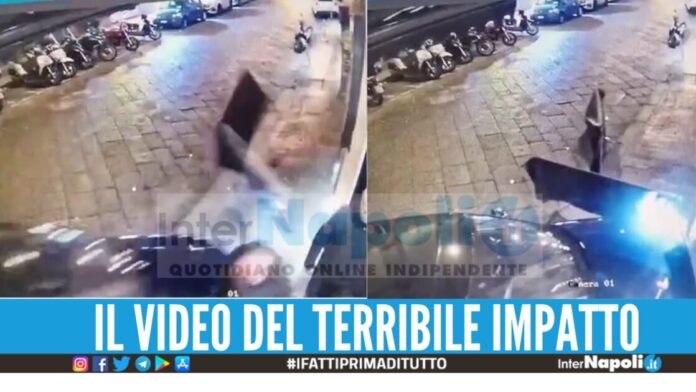 Paura fuori la nota discoteca di Napoli, buttafuori travolto dall'auto