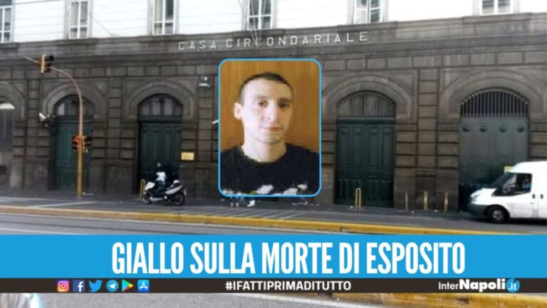 Esposito muore nel carcere di Poggioreale, mistero per il 32enne di Secondigliano