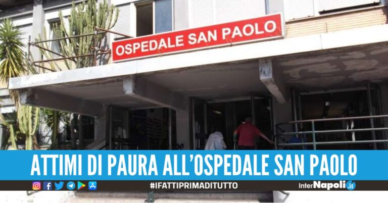 Napoli, parente di un paziente tenta di aggredire i medici: “Sto attendendo da un’ora”