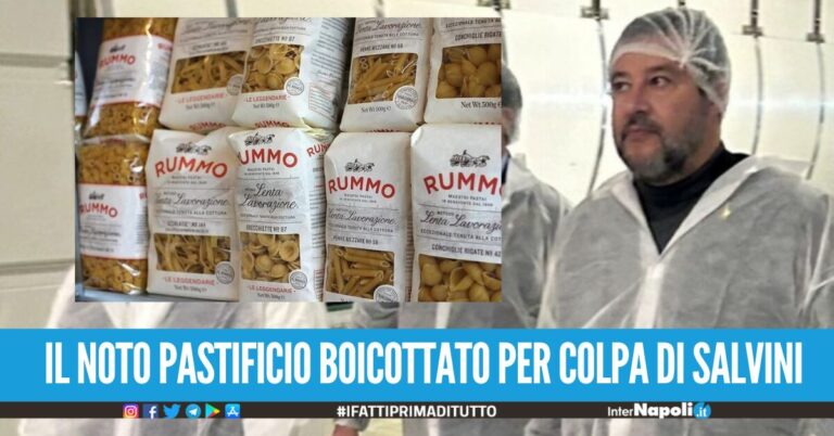 Pastificio Rummo boicottato dopo la visita di Salvini, bufesa social sull'azienda campana mastella fiorello