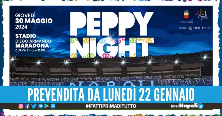 Il Peppy Night chiuderà col botto, l’ultima puntata di questa edizione allo Stadio Maradona