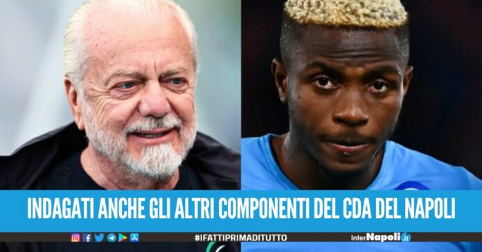 Plusvalenza Osimhen, Aurelio De Laurentiis indagato per falso in bilancio