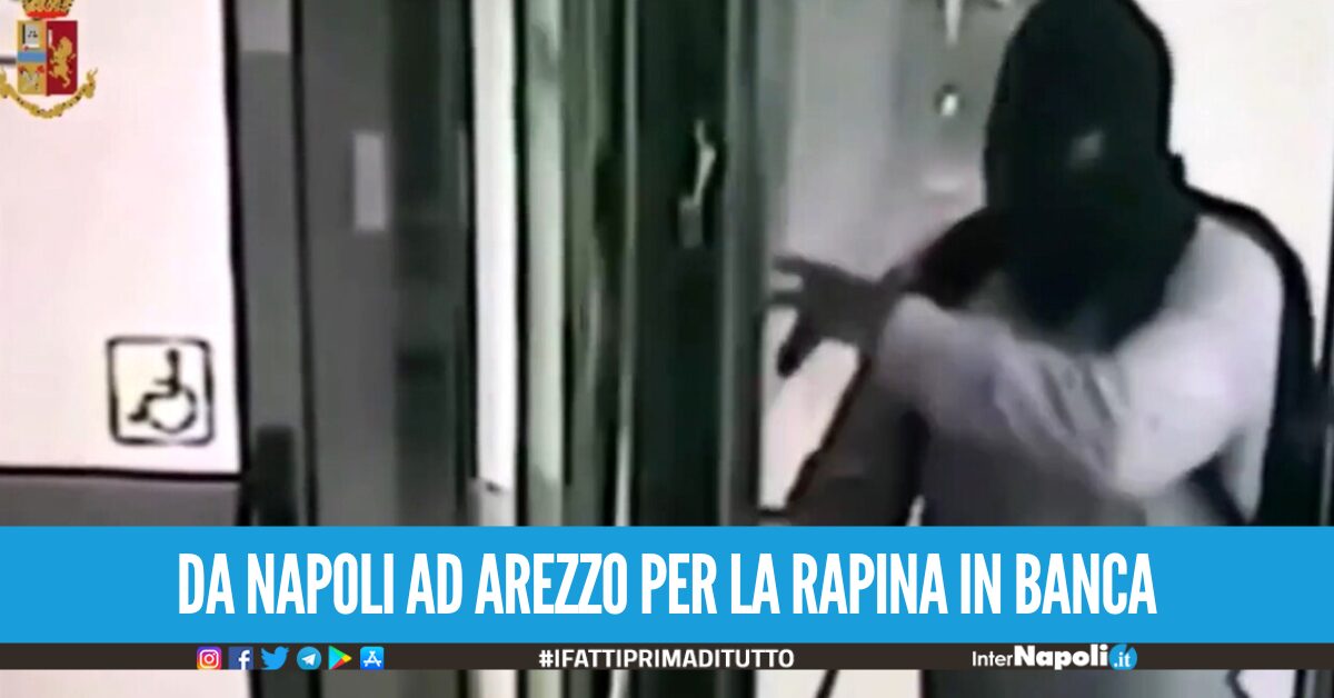 Da Napoli ad Arezzo per la rapina in banca condanna soft per 2