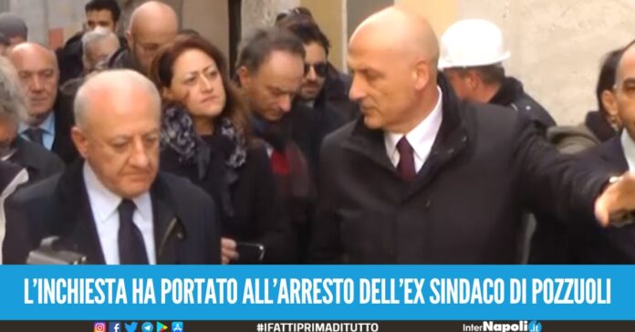 arresti appalti rione terra Vincenzo Figliolia De Luca Vito Luigi Pellegrino