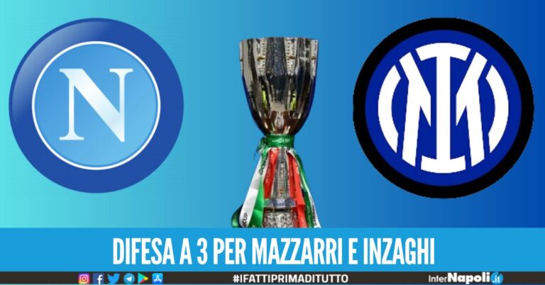 formazioni ufficiali Napoli-Inter Supercoppa