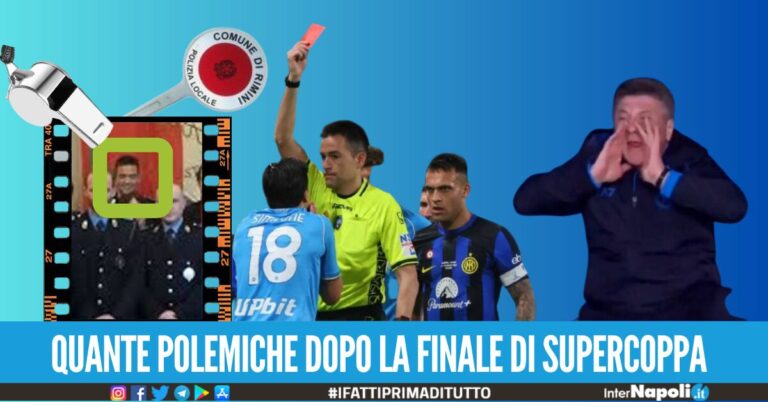 ultime notizie calcio Napoli antonio Rapuano finale supercoppa Napoli-Inter