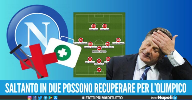 ultime notizie calcio Napoli formazione indisponibili Lazio