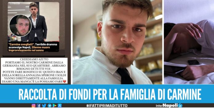 Aiutateci a riportare Carmine a Napoli. L'appello della famiglia Sperone il 20enne è morto nel sonno a Berlino