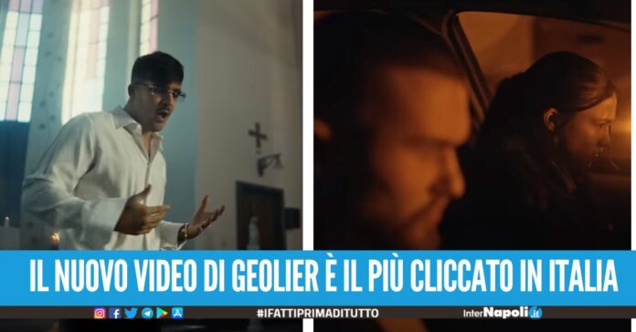 Artem e Maria Esposito di Mare Fuori protagonisti del video di Geolier, è il più visto dei concorrenti del festival di Sanremo
