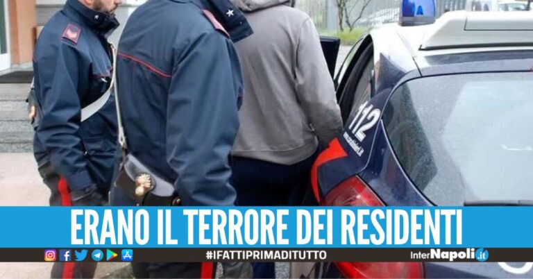 Decine di furti in abitazioni e cantieri, sgominata la banda ad Afragola: 3 arresti