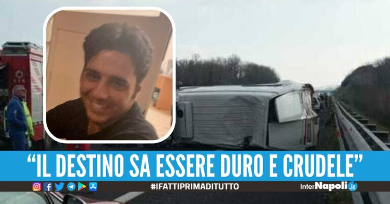 Tragedia nel Napoletano, Carmine muore a 33 anni dopo l’incidente