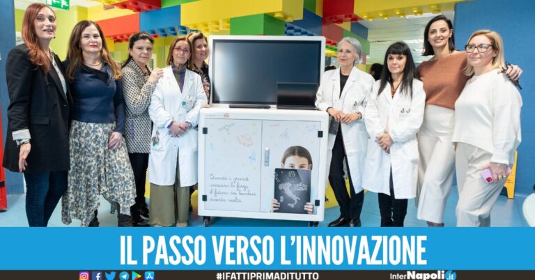 La fondazione Bocelli dona tablet e pc donati ai bimbi del Santobono
