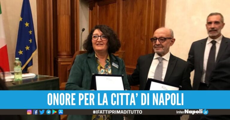 Due medici del Pascale di Napoli ricevono il premio 'Eccellenze italiane' a Roma.