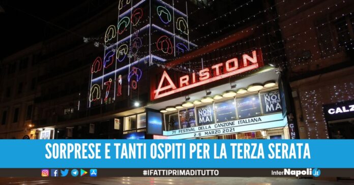 Svelata la scaletta della terza serata di Sanremo.