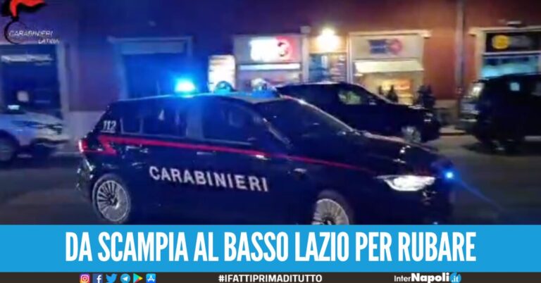 Da Scampia al Basso Lazio per i furti nelle abitazioni, carabinieri arrestano 5 rom: indagine su altri colpi