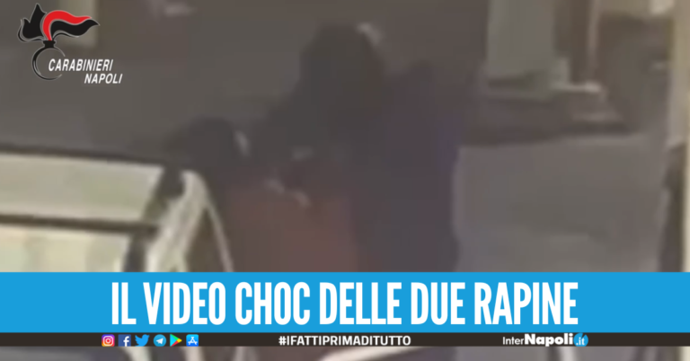 Criminali scatenati a Napoli, due violente rapine in poche ore: mani al collo e pistola in pugno