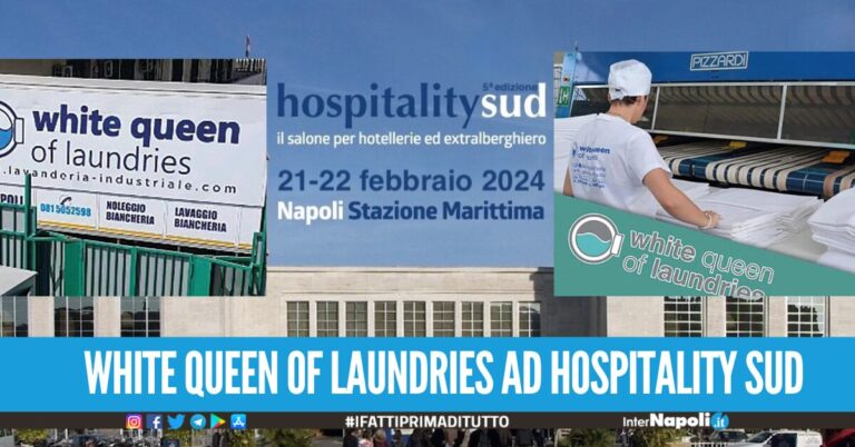 La White Queen of Laundries protagonista ad ‘HospitalitySud’, la fiera dedicata ai servizi per hotellerie e all’extralberghiero