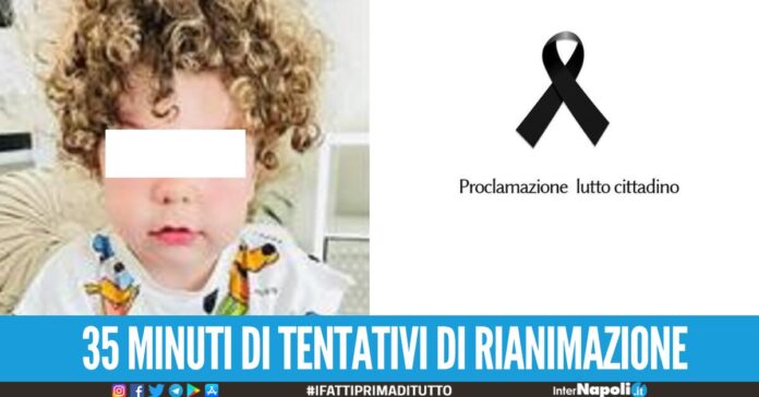 35 minuti di tentativi di rianimazione.