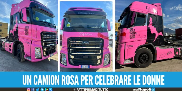 Imprenditoria e Sociale, un camion rosa per celebrare le donne: l’iniziativa di Autotrasporti Elgiobian con l’associazione l’Associazione ‘La forza delle donne’