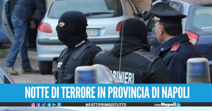 Due sparatorie ed un'auto incendiata, paura in 3 Comuni della provincia di Napoli CARABINIERI