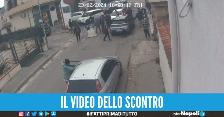 Furiosa rissa tra automobilisti nel Casertano, volano calci e pugni