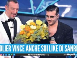 Festival di Sanremo, Geolier re dei 'mi piace' sui social oltre 516K sui contenuti col rapper napoletano protagonista