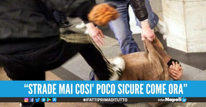 pestato dal branco a napoli