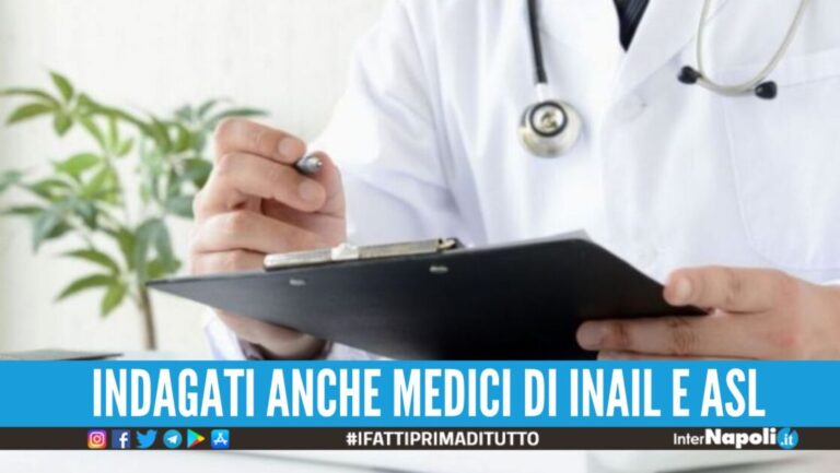 Mazzette in cambio di certificati medici, 9 arresti a Napoli