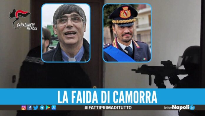 Intimidazioni contro don Patriciello e il comanda Chiariello, arresti contro il clan