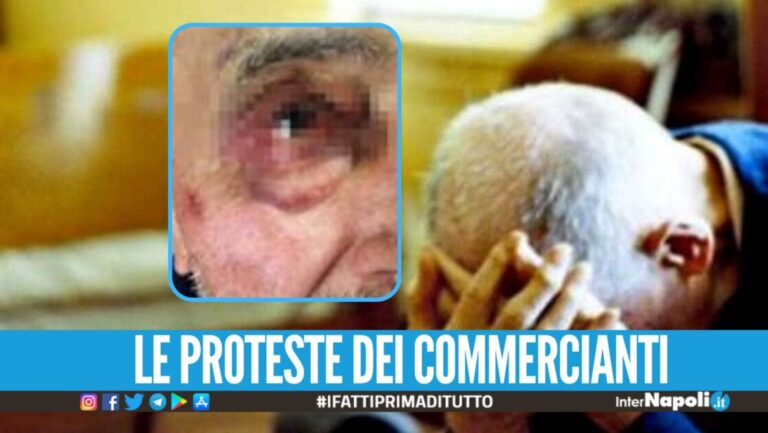 Anziano pestato ad Afragola, i commercianti: "Siamo ostaggio delle baby-gang"