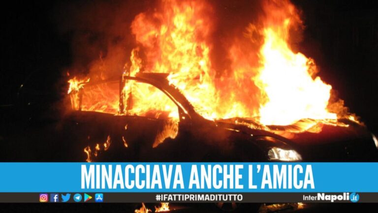 Brucia le auto dell'ex e dei suoi familiari nel rione Traiano, 25enne arrestato