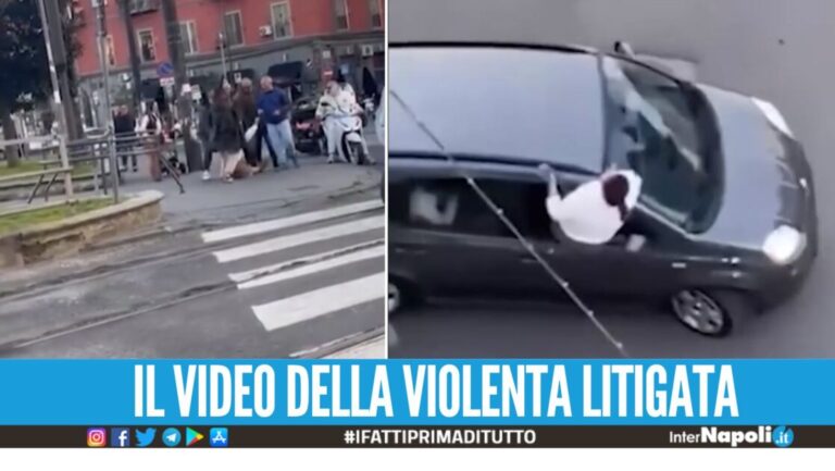 Rissa tra donne in piazza a Napoli, tirate di capelli e pugni in strada