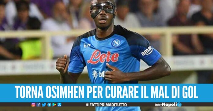 Osimhen torna a Napoli dopo la delusione in Coppa d'Africa, già titolare contro il Genoa