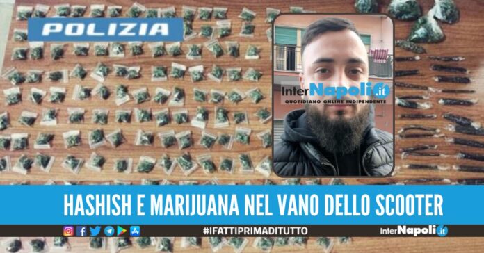 droga nello scooter rione berlingieri