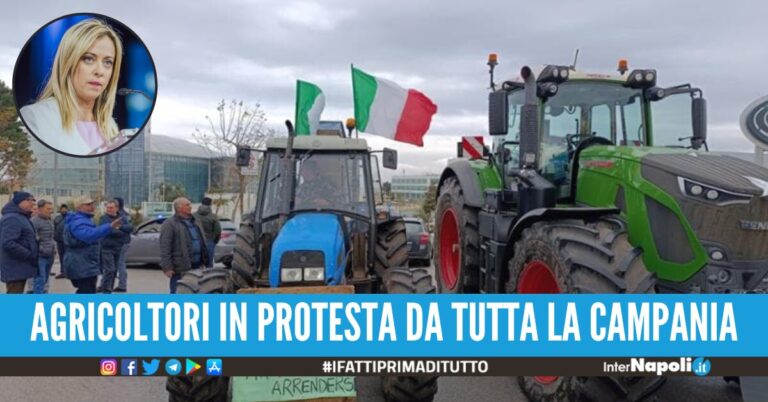 Protesta dei trattori Napoli