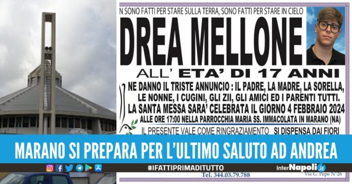 andrea mellone funerali