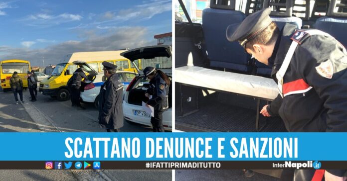 scuolabus abusivi giugliano villaricca