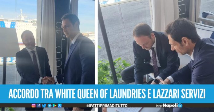 Accordo di parternership tra White Queen of Laundries e Lazzari Servizi, più servizi per la clientela