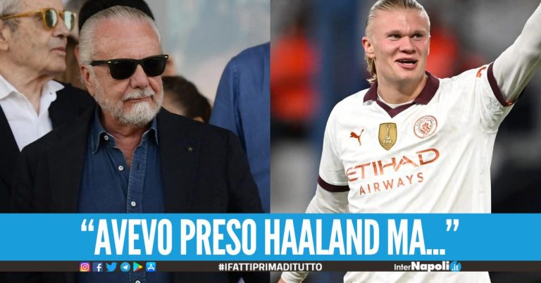 Aurelio De Laurentiis Avevo preso Haaland per 50 milioni, poi Mino Raiola...