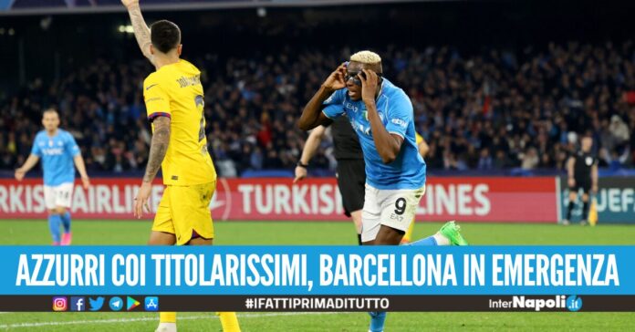 dove vedere Barcellona-Napoli
