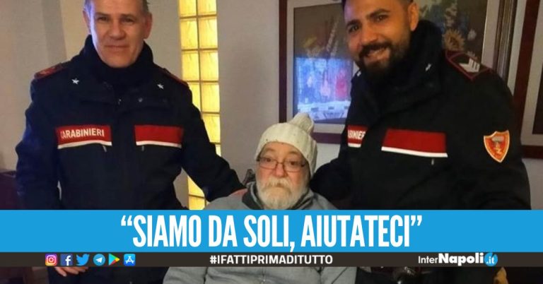 Anziano disabile cade in casa, magnifico gesto dei carabinieri ad Aversa