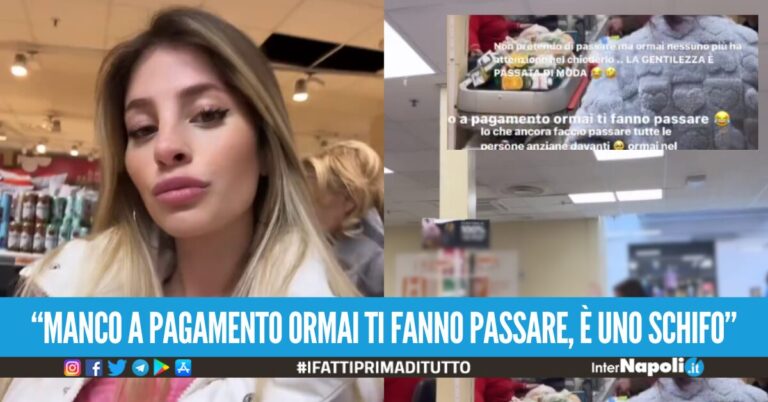 Chiara Nasti sbotta su Instagram: “Nessuno mi ha fatto passare avanti al supermercato”