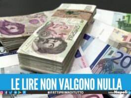 Trova 161 milioni di lire in una cassapanca, ma la Banca d'Italia non vuole cambiarli